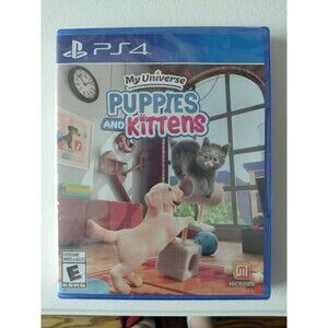 MY UNIVERSE PUPPIES AND KITTENS PlayStation 4 Game PS4 NEW Factory Sealed, FUN